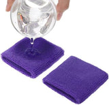 Bememo 6 Pcs Neon Sports Sweatbands Set Paris Sports Competitions Sweatbands 2 Headband 4 Wristbands Breathable Terry Cloth Athletic Bands for Basketball Tennis Costumes Cosplay