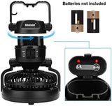 Odoland Portable LED Camping Lantern with Ceiling Fan - Hurricane Emergency