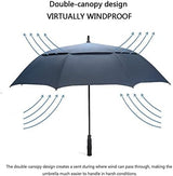 G4Free 47/54/62/68 Inch Automatic Open Golf Umbrella Oversize Extra Large Double Canopy Vented Windproof Waterproof Stick Umbrellas