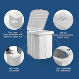 Portable Camping Toilet for Adults - Hapoon XL Portable Folding Toilet with Lid,Travel Portable Potty for Adults,Porta Potty Car Toilet