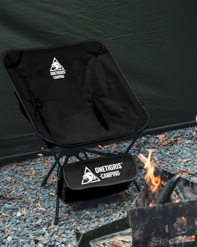OneTigris Tigerblade Camping Chair, Lightweight Folding Backpacking Hiking, Compact Portable 330 lbs Capacity