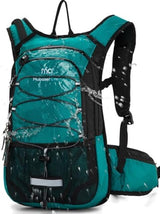 15L Insulated Hydration Backpack Pack with 2L Water Bladder Lightweight Hiking Backpack Bag for Women Men Daypack for Hiking Running Festival Camping Biking