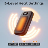 Hand Warmers Rechargeable, 6400mAh Electric Hand Warmers, AI Smart Chips 20Hrs Long Safe Heat, Portable Pocket Heater, Outdoor Camping Hunting Golf Accessories
