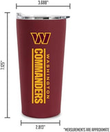 Rico Industries NFL Football Soft Touch, Easy Grip Tumbler