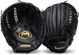 Franklin Sports Baseball + Softball Gloves - Field Master Adult + Youth Baseball + Softball Gloves - Right Hand + Left Hand Gloves - Infield + Outfield Mitts - Multiple Sizes + Colors