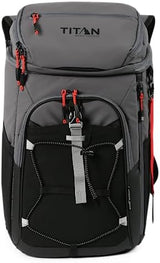 Titan Deep Freeze Ice Wall Backpack Cooler 30 Can Cooler Bag with Ice Packs