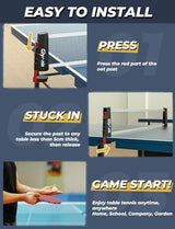 Ping Pong Paddles Set Table Tennis Rackets with Balls, Storage Case for Indoor Outdoor Table Tennis Paddle Game Accessories