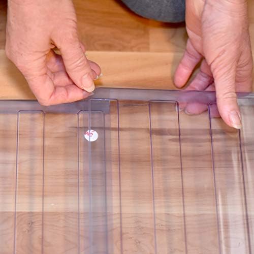 Under Furniture Magnetic Vent Extender, 1.5mm Thick Heavy Duty Premium Material, Fits Floor Registers 10" and 12" Wide, Extends up to 33" Long, 2 Pack