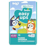 Pampers Training Pants - Easy Ups Boys & Girls Bluey - Size 2T-3T, 140 Count, Children's Potty Underwear (Packaging May Vary)
