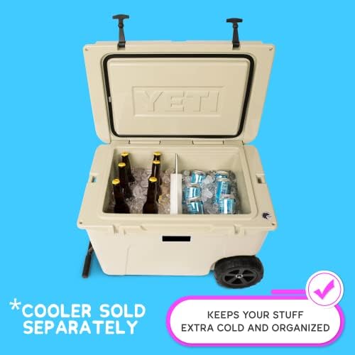 Ice Pack Divider for YETI Tundra Coolers - Multiple Sizes to Fit The YETI Haul, 35, 45, 65 - YETI Cooler Accessories - Freezable Cooler Divider - YETI Accessories