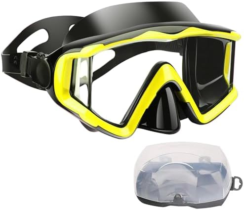 Diving mask Anti-Fog Swimming Snorkel mask Suitable for Adults Scuba Dive Swim Snorkeling Goggles Masks