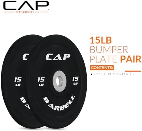 CAP Barbell Rubber Olympic Bumper Plate | Multiple Options/Colors