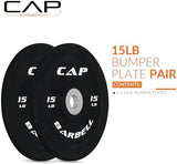 CAP Barbell Rubber Olympic Bumper Plate | Multiple Options/Colors