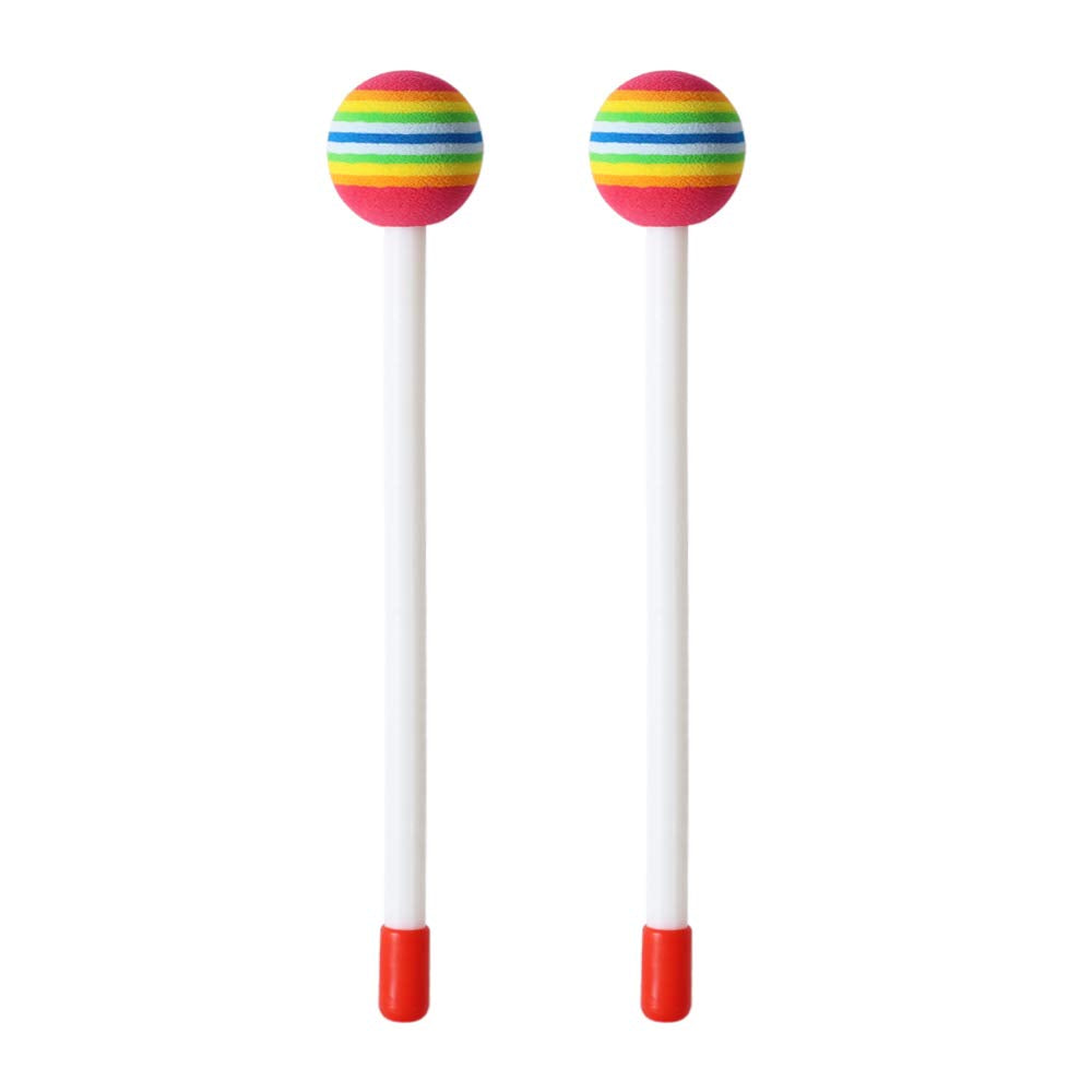 Ubblove Floor Tom Drum for Kids 8 inch Percussion Instrument Music Drum with 2 Mallets for Baby Children Special Christmas Birthday Gift, Black