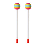 Ubblove Floor Tom Drum for Kids 8 inch Percussion Instrument Music Drum with 2 Mallets for Baby Children Special Christmas Birthday Gift, Black