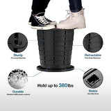 TRIPTIPS Upgrade Retractable Portable Toilet Travel Toilet Adjustable Height Camping Toilet Portable Potty for Adults Kids, Foldable Portable Toilet for Camping/Car