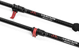 Cascade Mountain Tech Trekking Poles - Carbon Fiber Walking or Hiking Sticks with Quick Adjustable Locks