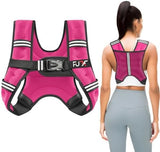 Weighted Vest 5lb/10lb/15lb/20lb/25lb/30lb Weights with Reflective Stripe, Weighted Vest for Men Women Strength Training Running Walking Jogging