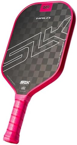 Selkirk Sport SLK Halo Raw Carbon Fiber Pickleball Paddle | Designed in The USA | Choose from The T700 Raw Carbon Fiber Power, The 18k Ultraweave Control, or The Kevlar Linkweave Thermoformed Pro