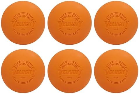 Velocity Lacrosse Balls - 1, 2, 3, 6, 12, 18, 24, 36, 60 and 120 Packs - for Practice, Official NFHS and College Approved Size