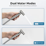 Hot and Cold Bidet Sprayer for Toilet, BRITULIF Bidet Attachment for Warm Water, Bidet with Warm Water Muslim Shower, Ideal for Feminine Hygiene, Pet Cleaning, Cloth Diapers, and Elderly Care