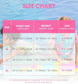 Zeraty Toddler Swim Vest Neoprene Kids Float Jacket Swimming Aid for Children Girls and Boys 20-30-40-50-60-70-80Lbs with Dual Adjustable Safety Straps