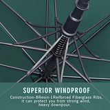 ZOMAKE Automatic Open Extra Large Golf Umbrella 51/54/62/68 Inch, Double Canopy Vented Windproof Oversize Stick Umbrellas for Rain