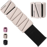Wrist Ankle Weights Set of 2(1 lb/2 lbs Each) Adjustable Weights Training Intensity for Strength Training Walking Running Yoga Pilates Jogging for Women Men