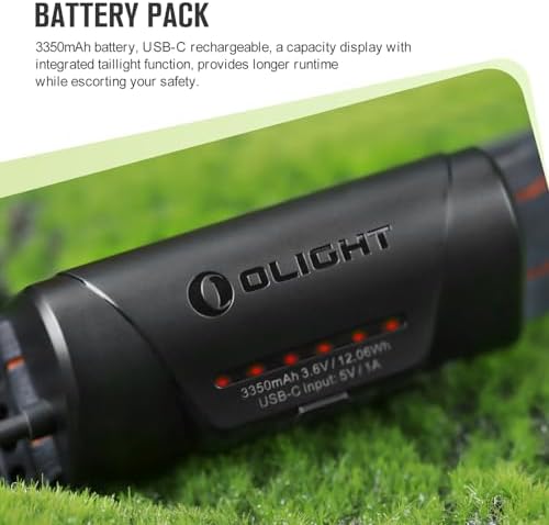 OLIGHT Array 2 Pro 1500 Lumens Headlamp with Red Light Option, Powered by USB-C Rechargeable LED Headlight with Motion Sensor for Outdoors, Camping, Running, Working (Orange)