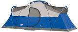 Coleman Montana Camping Tent, 6/8 Person Family Tent with Included Rainfly, Carry Bag, and Spacious Interior, Fits Multiple Queen Airbeds and Sets Up in 15 Minutes