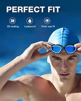 ZIONOR G1 Polarized Swimming Goggles for Unisex Adult Women Anti Fog 100% Anti UV Diving Goggles