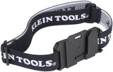 Klein Tools 56048 Rechargeable LED Headlamp, Adjustable Fabric Strap, 400 lms, All-Day Runtime, for Work, Running, Outdoor Hiking