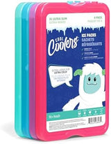 Cool Coolers by Fit + Fresh Slim Compact Reusable XL Ice Pack, Perfect for Lunch Boxes, Coolers, and Beach Bags