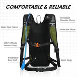 Hydration Backpack with 2L Water Bladder for Cycling, Water Backpack for Hiking Running, Lightweight Hydration Pack