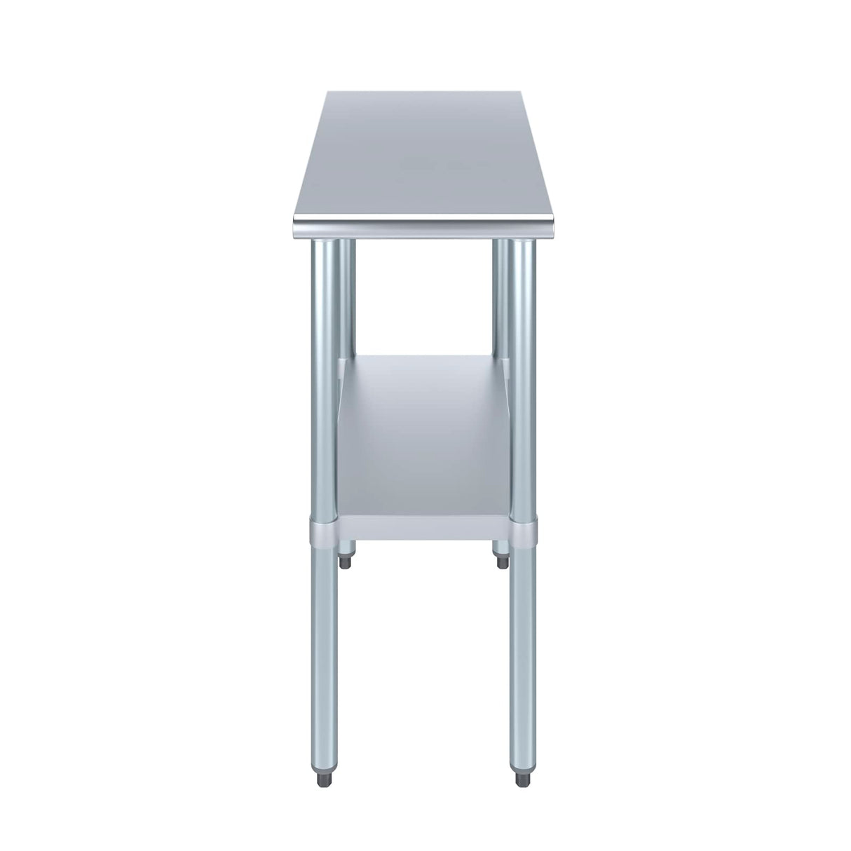 AmGood 30 in. x 15 in. Stainless Steel Work Table | Metal Kitchen Food Prep Table | NSF