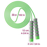 Jump Rope for Kids - Adjustable Soft Skipping Rope with Skin-Friendly Foam Handles for Kids, Boys, Girls, Children - Outdoor Fun Activity, Great Party Favor, Exercise Activity & Fitness