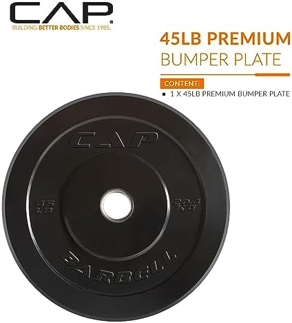 CAP Barbell Rubber Olympic Bumper Plate | Multiple Options/Colors