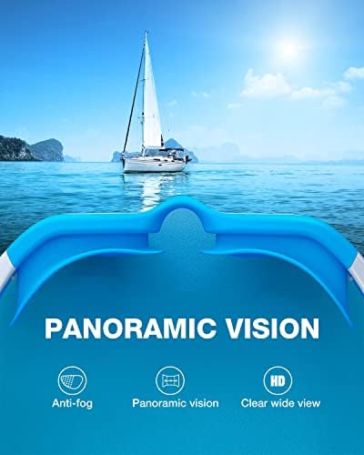 ZIONOR Kids Swim Goggles, G1 MINI UV Protection Anti-Fog Polarized Swimming Goggles for Age 6-14