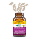 Country Life Women’s Core 1 Daily Multivitamin with Iron, Cranberry, Probiotics, and Digestive Enzymes-Certified Gluten-Free Formula for Energy, Immune Support and Complete Digestive Health,60 Tablets