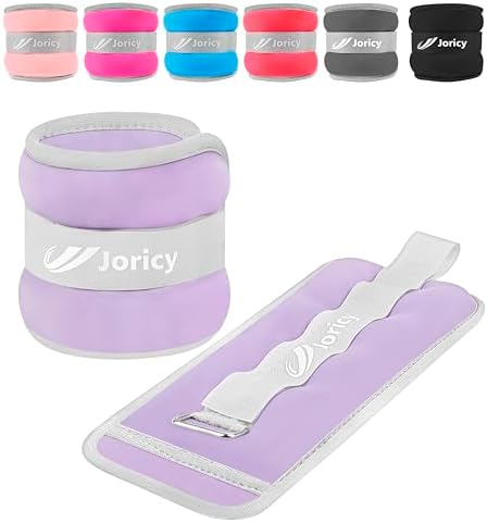 Ankle Weights A Pair of 1/2/3/4/6/8/10/12/20 LBS Wrist Leg Arm Weights for Women Men kids child with Adjustable Straps, Strength weighted for Physical Therapy Running Walking Fitness Gym Workout