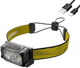 Nitecore NU25 400 USB-C Rechargeable Headlamp, Lightweight, Dual Beam, with Red Lighting for Hiking, Climbing, and Camping, with Organizer