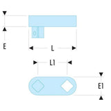 FACOM S.234 1/2" Drive Offset Adaptor