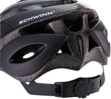 Schwinn Thrasher Bike Helmet for Adult Men Women Age 14+ with Suggested Fit 58-62cm, Multi-Mode Rear LED Light or No Light Option, Lightweight with Adjustable Side and Chin Strap, Bike Accessories