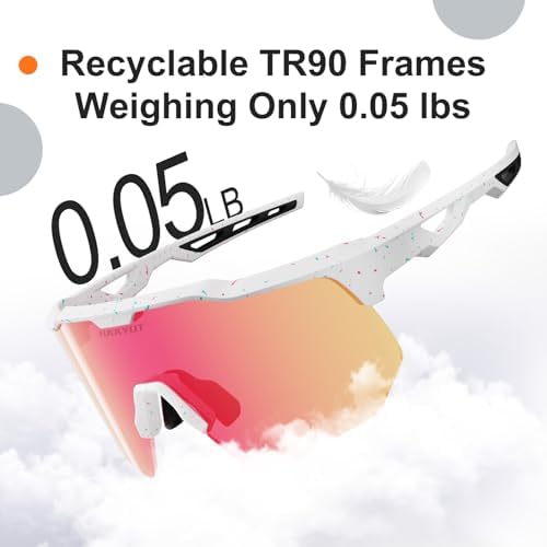 HAAYOT Polarized Sports Sunglasses for Men Women Youth Baseball Cycling Running Softball Biking Glasses 5 Lenses