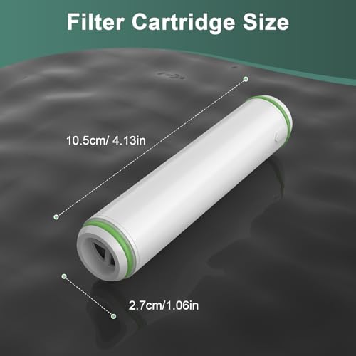 Shower Filter for Handheld Shower Head, 2 Pack 18 Stage Replacement Filters for Hard Water Remove Chlorine and Harmful Substances