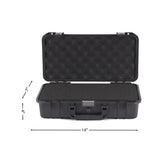 CHBAYI Waterproof Hard Storage Case Compatible with Canon EOS Rebel T7 DSLR Camera with EF18-55mm + EF 75-300mm Lens, Camera Protective Waterproof case with Foam (Camera/18-55mm&75-300mm Lenses case)