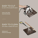 10 Pcs Interlocking Deck Tiles, Patio Flooring - Outdoor Waterproof Acacia Wood Tiles for All Weather Use - Balcony, Backyard, Indoor & Outdoor (Espresso, 10 Pcs - 12.1 Square Ft)