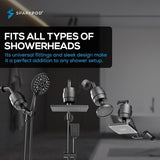 SparkPod 23 Stage Shower Head Filter for Dry Hair and Skin - High Output Universal Shower Filters to Remove Toxic Chemicals, Chlorine & Heavy Metals (Midnight Black Matte)