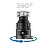 InSinkErator Badger 5 Garbage Disposal with Power Cord, Badger Series 1/2 HP Continuous Feed Food Waste Disposer