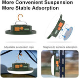 2pcs 10000mAh Rechargeable 3000LM Tent Light Camping Light, 6500K 24Hours Long Play Time , Outdoor Night Market Light Night Fishing Light Emergency Lights for Hurricane Tsunami disasters (Green)